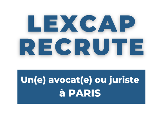 Image de Le Cabinet LEXCAP recrute à Paris !
